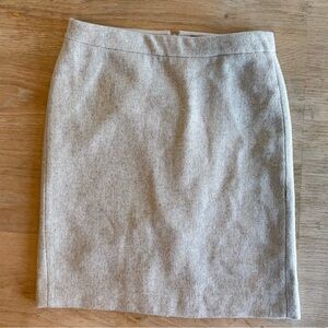 J.CREW MERCANTILE Wool blend skirt size 6